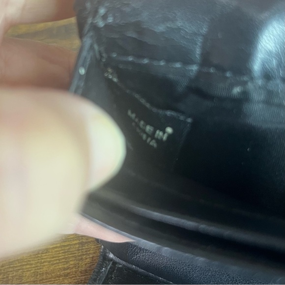 Coach Alexandra Signature Slim Envelope Wallet 7.5 X4 Zip Pockets Leather Trim - Picture 10 of 11